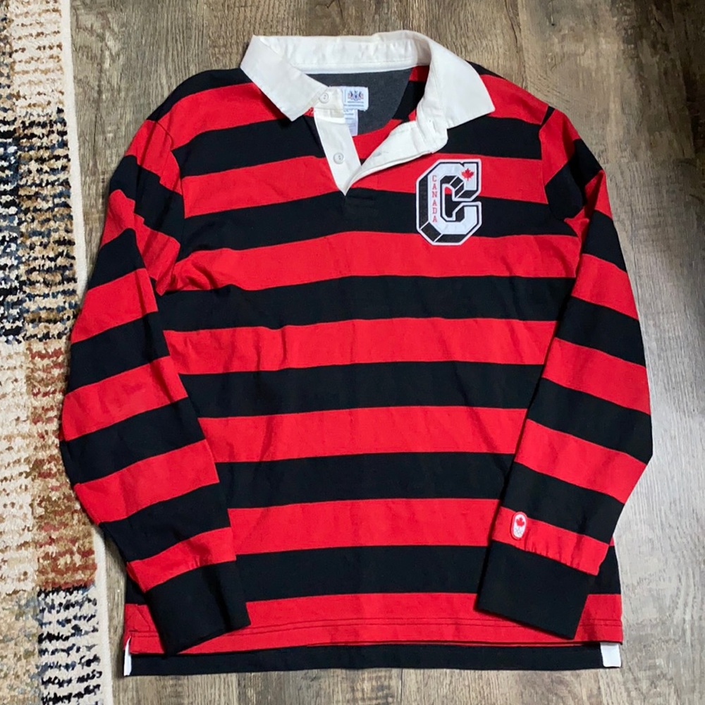 Hudson’s Bay Company Striped 🏉 Rugby Shirt